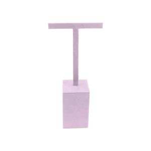 Expositor display personalizado en microfibra para joyeria bisuteria y joyas cd-p151-mf-97