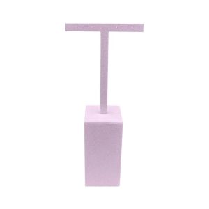 Expositor display personalizado en microfibra para joyeria bisuteria y joyas cd-p152-mf-97