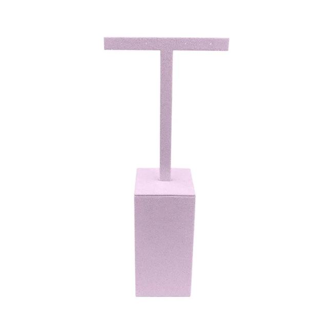 Expositor display personalizado en microfibra para joyeria bisuteria y joyas cd-p152-mf-97