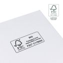 Caja FSC® para Colgante o Conjunto blanca Packaging de Joyería Personalizable F81-B