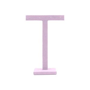 Expositor display personalizado en microfibra para joyeria bisuteria y joyas cd-p134-mf-97