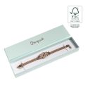 Caja de cartón fsc® para pulsera color aguamarina 233x53x27 mm F51-AQ