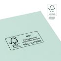 Caja FSC® para Collar o Conjunto Aguamarina Packaging de Joyería Personalizable F18-AQ