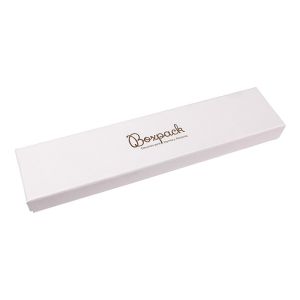 Caja de cartón para pulsera de joyería y bisutería 233x53x23 mm color blanco ip-50