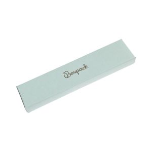 Caja de cartón para pulsera de joyería y bisutería 233x53x27 mm color aguamarina aq-51