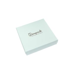 Caja de cartón para conjunto de colgante de joyería y bisutería  167x167x33 Mm color aguamarina aq-18