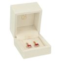 Estuche para pendientes 61x66x55 mm color beige VT-1-P-BE