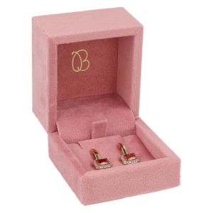 Estuche para pendientes 61x66x55 mm color rosa VT-1-P-RS