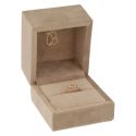 Estuche para anillo 61x66x55 mm color arena VT-1-P-AR