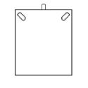 Estuche velour para collar de joyería bisutería joyas VT-9-C-AR