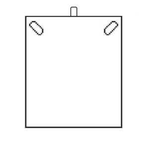 Estuche velour para collar de joyería bisutería joyas VT-9-C-RS