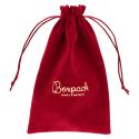 Bolsa de antelina para joyeia y bisuteria color burdeos 160x250 Mm. A-310-BU