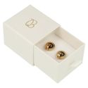 Caja de cartón para anillo o pendientes color blanco 55x50x42 mm SG-1-B-B