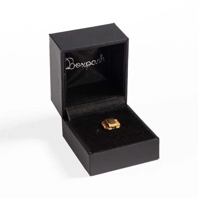 Estuche polipiel negro para pin 47x52x40 mm. C-2-PI