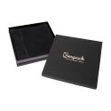 Caja de cartón negra para collar o colgante de joyería, bisutería y joyas 168X168X38 Mm SA-18-N