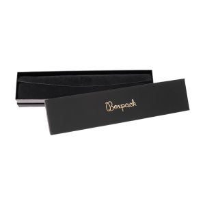 Caja de cartón negra para pulsera de joyería, bisutería y joyas 234X55X39 Mm SA-51-N