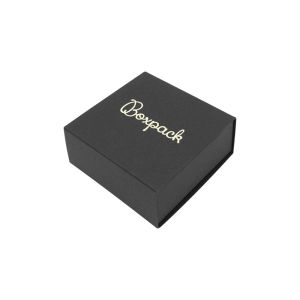 Caja para Pendientes o Conjunto Negra Packaging de Joyería Personalizable SL-61-N