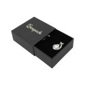 Caja de cartón para pendientes o conjunto color negro 62x62x28 mm SL-61-N-N