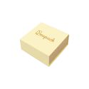 Caja de cartón para pendientes o conjunto color amarillo 62x62x28 mm SL-61-AM-K