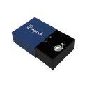 Caja de cartón para pendientes o conjunto color azul 62x62x28 mm SL-61-A-N