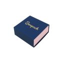 Caja de cartón para pendientes o conjunto color azul 62x62x28 mm SL-61-A-RS