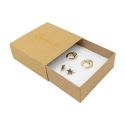 Caja de cartón para colgante o conjunto color kraft 83x83x33 mm SL-81-K-K