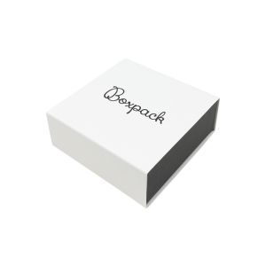 Caja de cartón para colgante o conjunto color blanco 83x83x33 mm SL-81-B-N