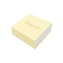 Caja de cartón para colgante o conjunto color amarillo 83x83x33 mm SL-81-AM-B