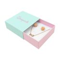 Caja de cartón para colgante o conjunto color aguamarina 83x83x33 mm SL-81-AQ-RS