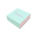 Caja de cartón para colgante o conjunto color aguamarina 83x83x33 mm SL-81-AQ-RS