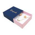 Caja de cartón para colgante o conjunto color azul 83x83x33 mm SL-81-A-RS