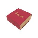 Caja de cartón para colgante o conjunto color rojo 83x83x33 mm SL-81-R-K