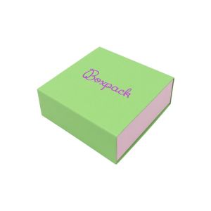Caja de cartón para colgante o conjunto color verde 83x83x33 mm SL-81-VE-RS