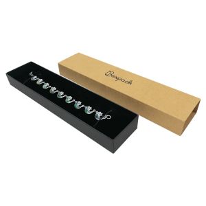 Caja de cartón para pulsera color kraft 230x51x27 mm SL-51-K-N