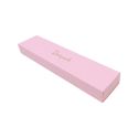Caja de cartón para pulsera color rosa cuarzo 230x51x27 mm SL-51-RS-RS