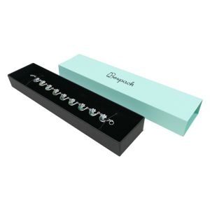 Caja de cartón para pulsera aguamarina cuarzo 230x51x27 mm SL-51-AM-N