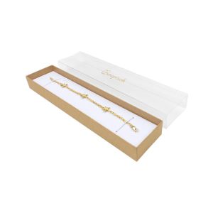 Caja de cartón para pulsera transparente 230x51x27 mm SL-51-TR-K