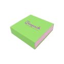 Caja de cartón para collar o conjunto color verde 116x116x33 mm SL-17-VE-RS