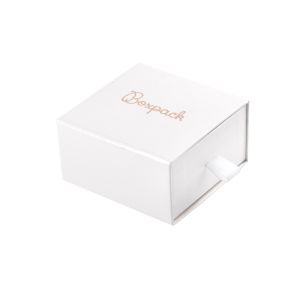 Caja de cartón para pendientes y colgante color blanco 73X70X40 mm SG-2-B-B