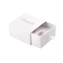 Caja de cartón para pendientes y colgante color blanco 73X70X40 mm SG-2-B-B