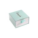 Caja de cartón para pendientes y colgante color aguamarina 73X70X40 mm SG-2-AQ-B