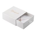 Caja de cartón para colgante y pendientes color blanco 90X87X40 mm SG-3-B-B