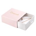 Caja de cartón para colgante y pendientes color rosa 90X87X40 mm SG-3-RS-B