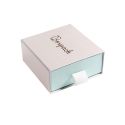 Caja de cartón para colgante y pendientes color aguamarina 90X87X40 mm SG-3-AQ-AQ