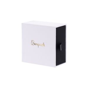 Caja de cartón para pendientes y colgante color blanco 73x69x39 mm PB-2-B