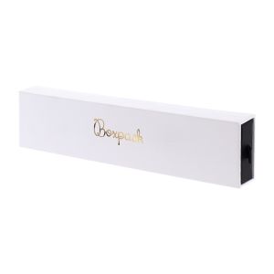 Caja de cartón para pulsera color blanco 223x50x27 mm PB-4-B