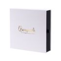 Caja de cartón para collar o conjunto color blanco 152x150x39 mm PB-5-B