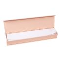 Caja de cartón con imán para pulsera color rosa cuarzo 227X52X30 mm MC-5-RC