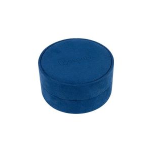 Caja redonda multiusos azul para joyas bisutería y joyería 80øx40 mm PR-2-A