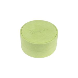 Caja redonda multiusos verde para joyas bisutería y joyería 80øx40 mm PR-2-VE
